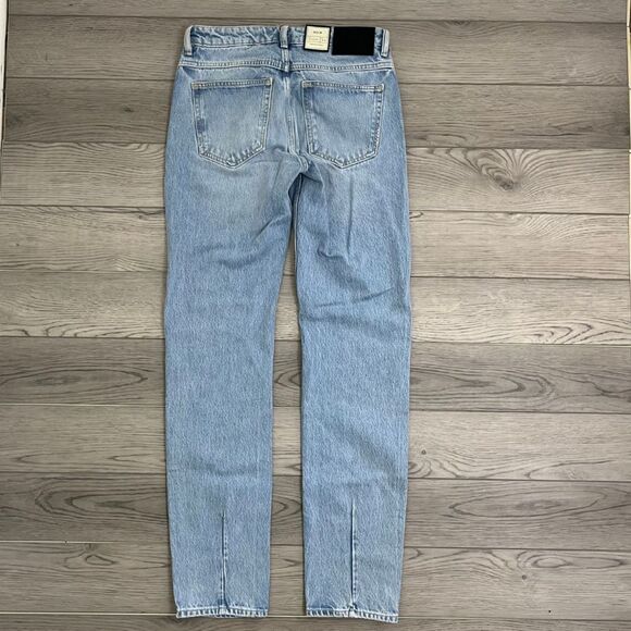 Neuw Men Size 30 Denim Trampled Ray Straight Leg Selvedge Ridge Cotton Jeans - Picture 9 of 13